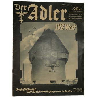 Der Adler, Nr. 14, 22. Augustus 1939, 32 paginas. Espenlaub militaria